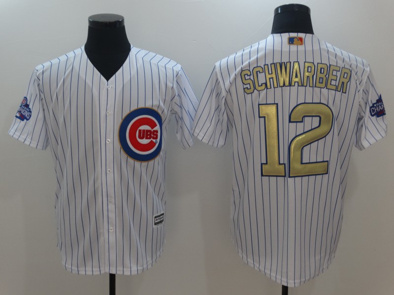 CUBS White 2017 Gold Program Jerseys-039